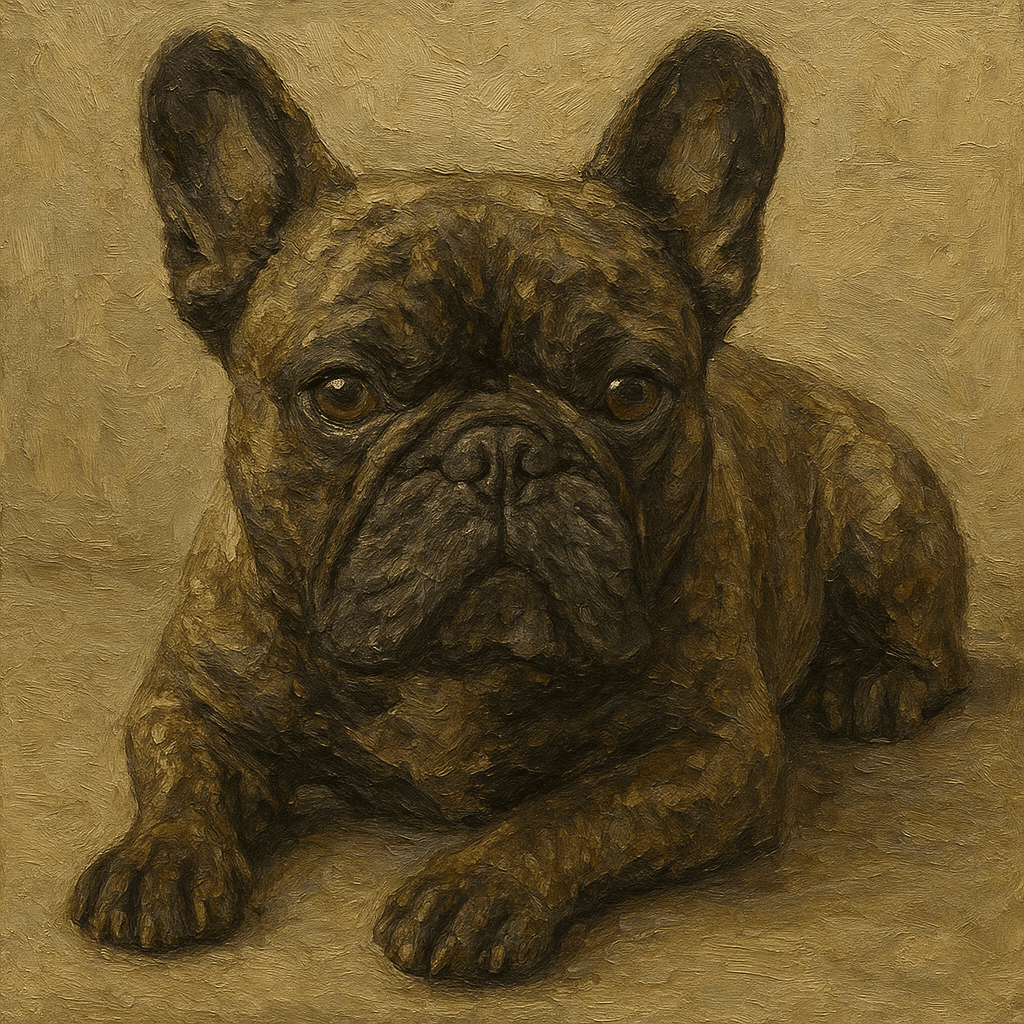 Hyperreal Oil pet portrait style