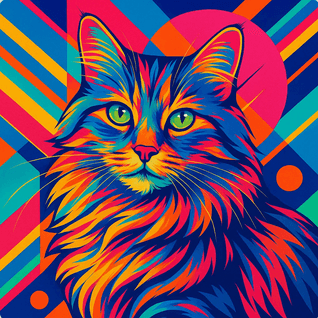 Neon Pop Geometry