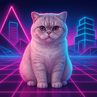 Vaporwave Chrome Dream
