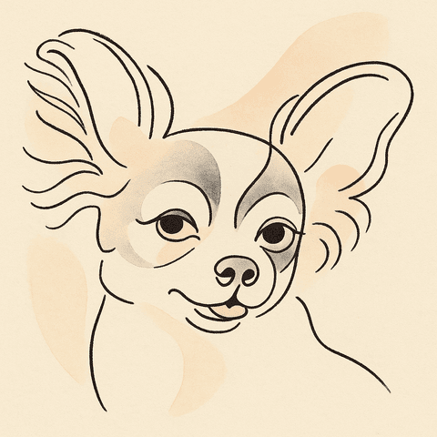 Modernist Line Portrait