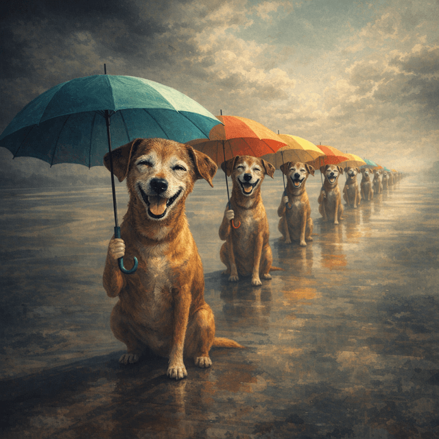 Surreal Umbrella Repeat 2